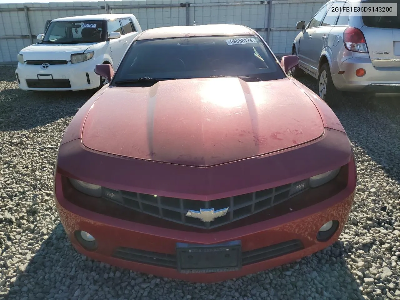 2013 Chevrolet Camaro Lt VIN: 2G1FB1E36D9143200 Lot: 69853174