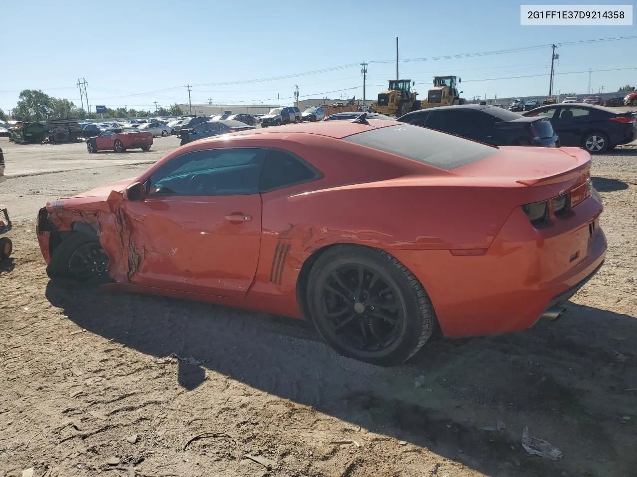 2013 Chevrolet Camaro Lt VIN: 2G1FF1E37D9214358 Lot: 70228814