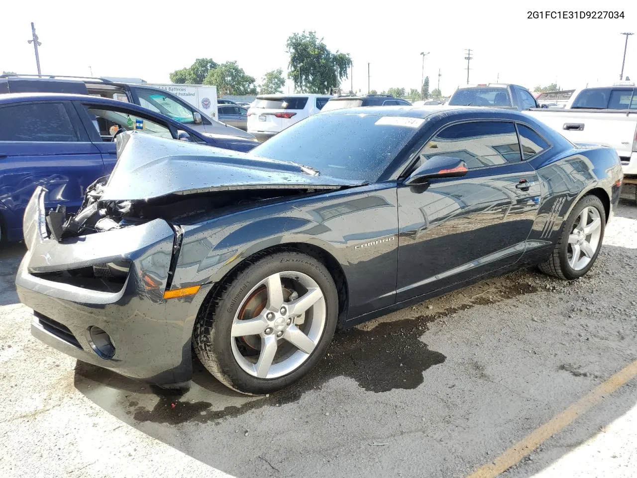 2013 Chevrolet Camaro Lt VIN: 2G1FC1E31D9227034 Lot: 71030734