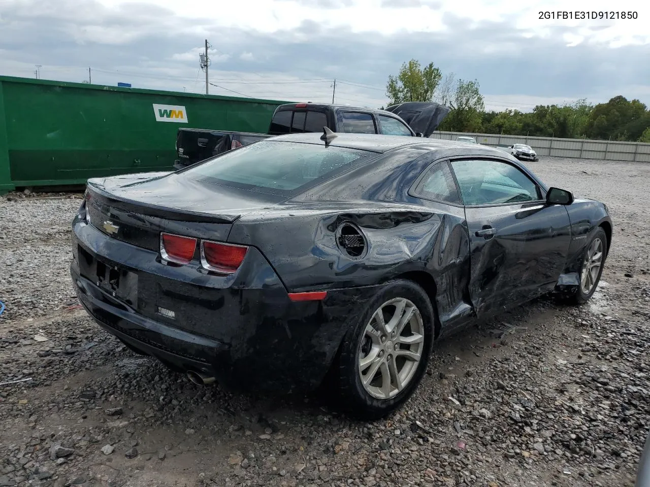 2013 Chevrolet Camaro Lt VIN: 2G1FB1E31D9121850 Lot: 71583214