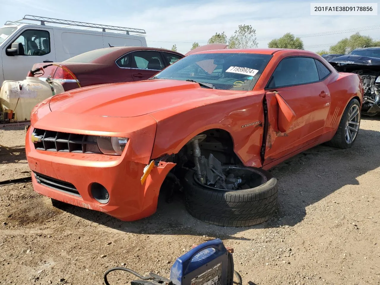 2013 Chevrolet Camaro Ls VIN: 2G1FA1E38D9178856 Lot: 71959924