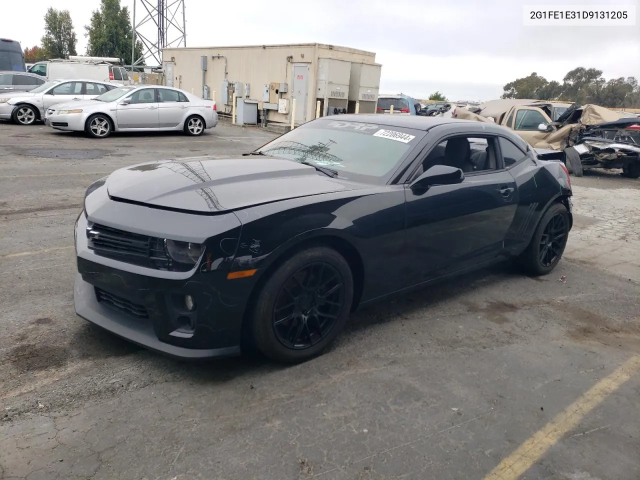 2013 Chevrolet Camaro Ls VIN: 2G1FE1E31D9131205 Lot: 72206944