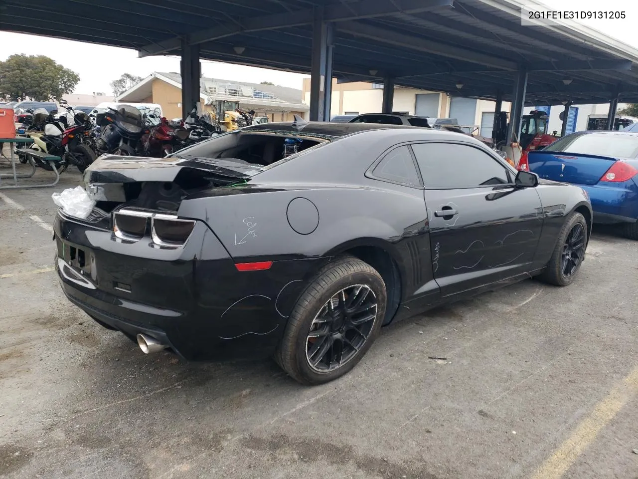 2013 Chevrolet Camaro Ls VIN: 2G1FE1E31D9131205 Lot: 72206944