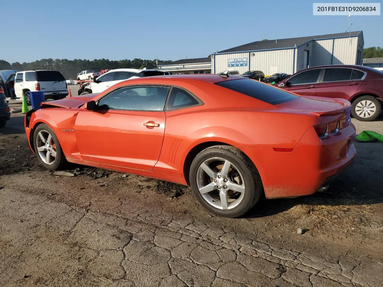 2013 Chevrolet Camaro Lt VIN: 2G1FB1E31D9206834 Lot: 72216264