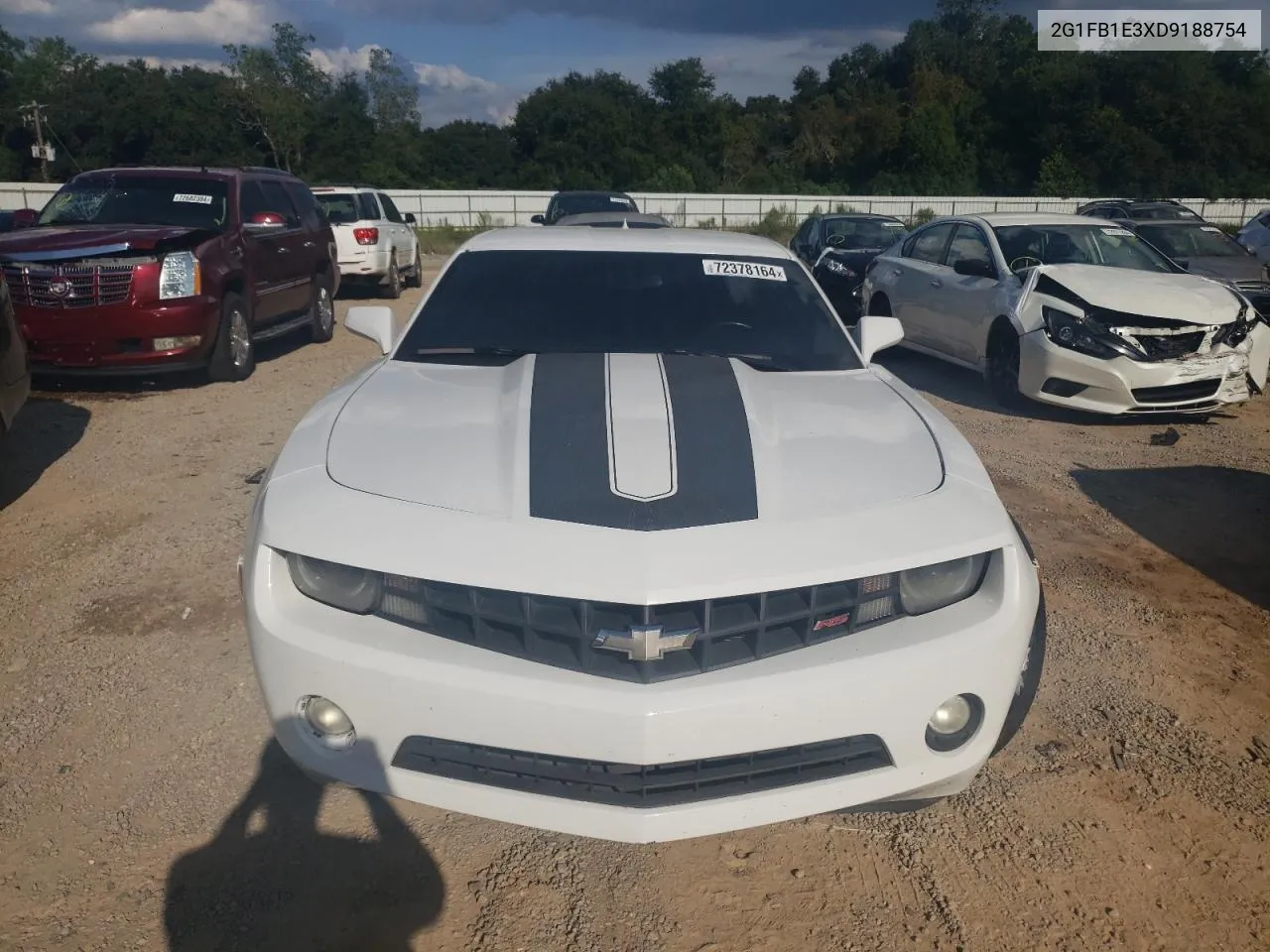 2013 Chevrolet Camaro Lt VIN: 2G1FB1E3XD9188754 Lot: 72378164