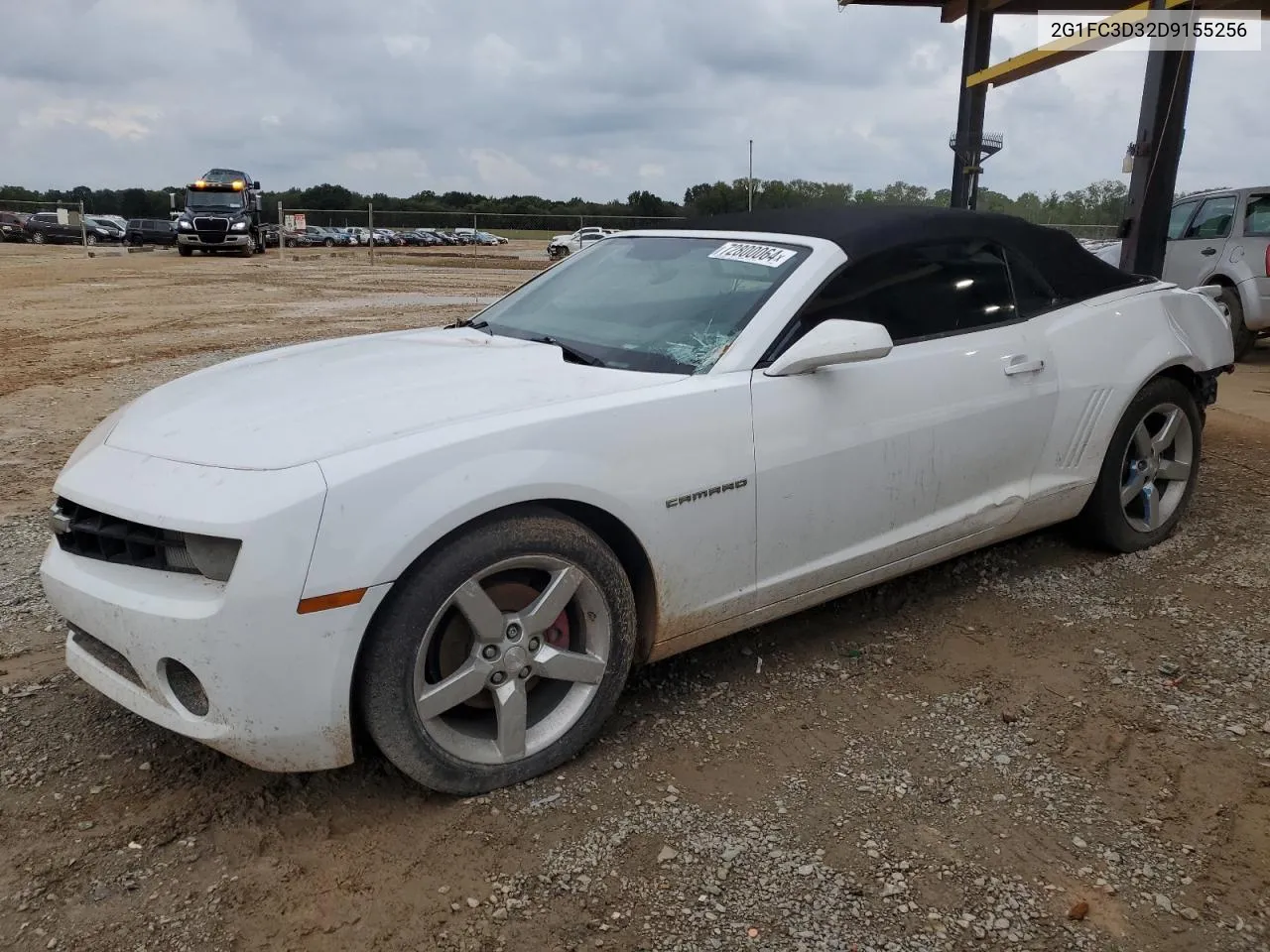 2013 Chevrolet Camaro Lt VIN: 2G1FC3D32D9155256 Lot: 72800064