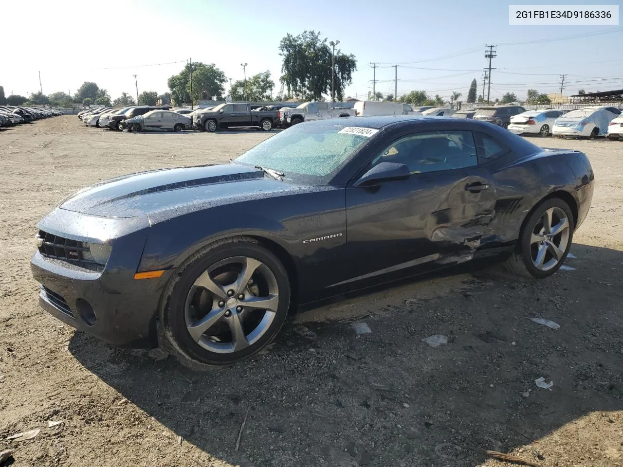 2013 Chevrolet Camaro Lt VIN: 2G1FB1E34D9186336 Lot: 72821824