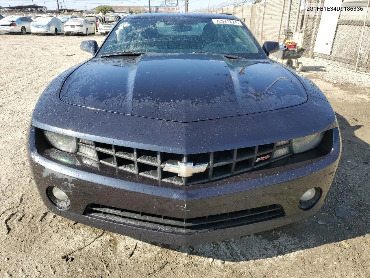 2013 Chevrolet Camaro Lt VIN: 2G1FB1E34D9186336 Lot: 72821824