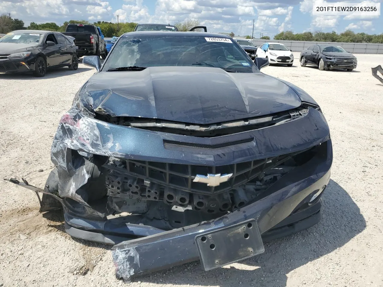 2013 Chevrolet Camaro 2Ss VIN: 2G1FT1EW2D9163256 Lot: 72853754