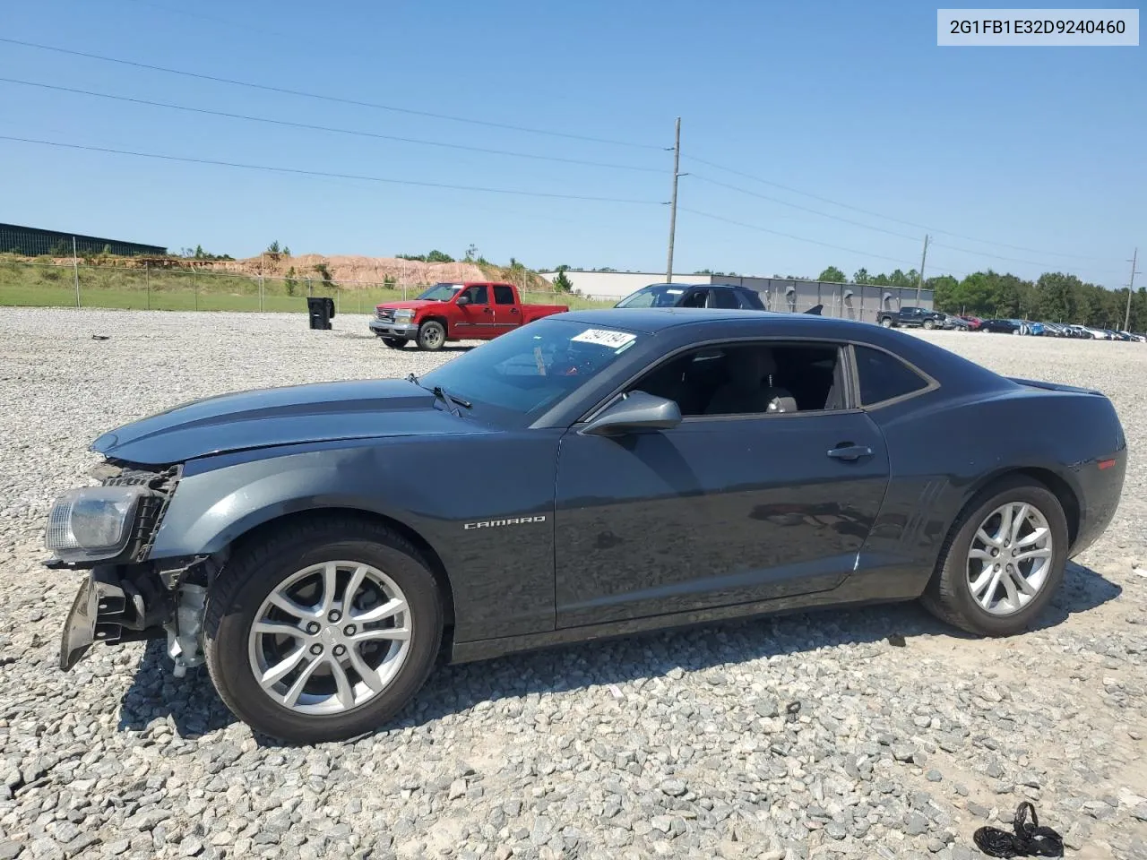 2013 Chevrolet Camaro Lt VIN: 2G1FB1E32D9240460 Lot: 72941194