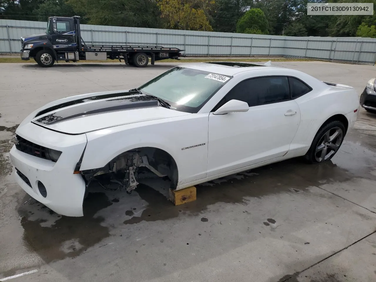 2013 Chevrolet Camaro Lt VIN: 2G1FC1E30D9130942 Lot: 73147854