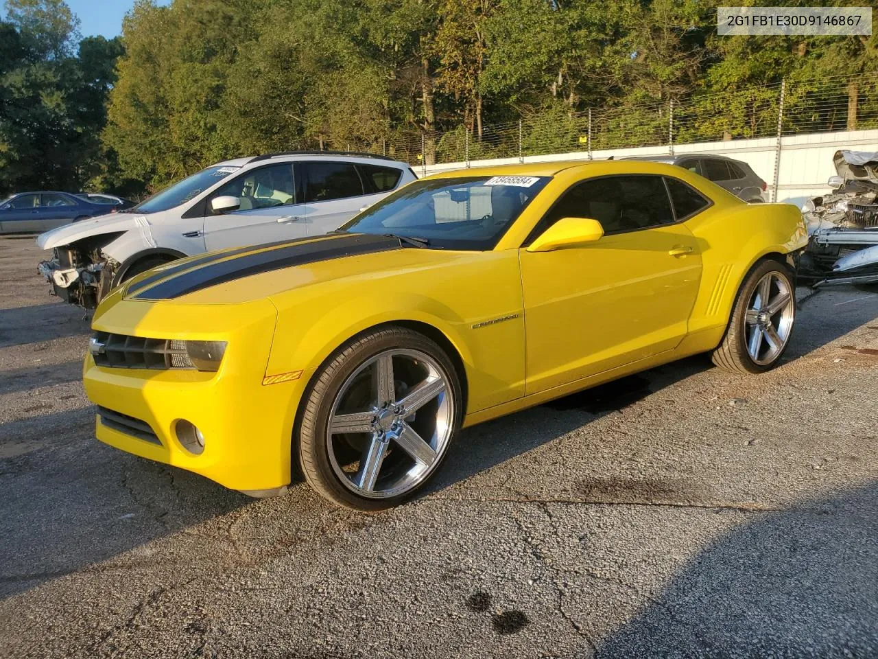 2013 Chevrolet Camaro Lt VIN: 2G1FB1E30D9146867 Lot: 73458584