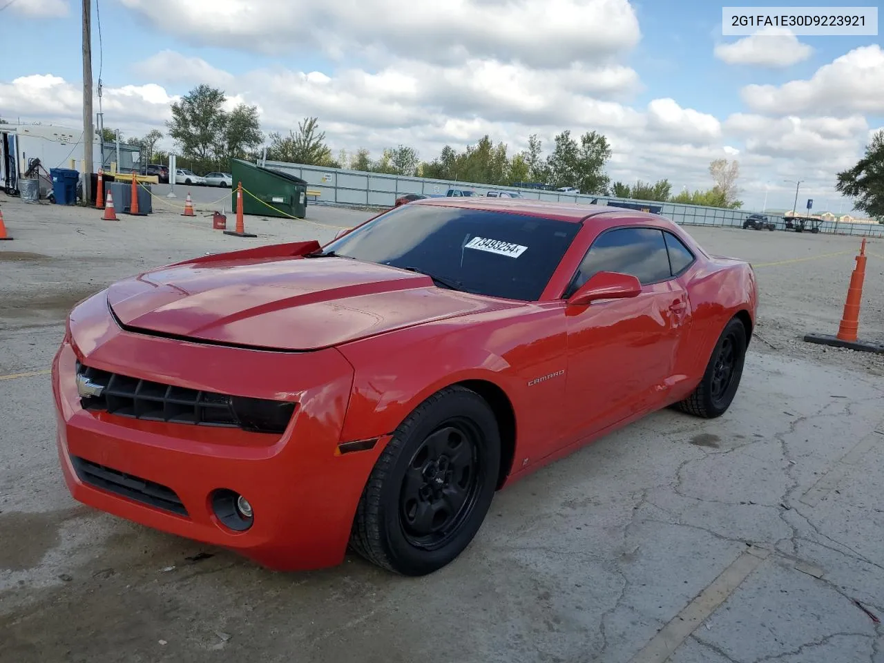 2013 Chevrolet Camaro Ls VIN: 2G1FA1E30D9223921 Lot: 73493254