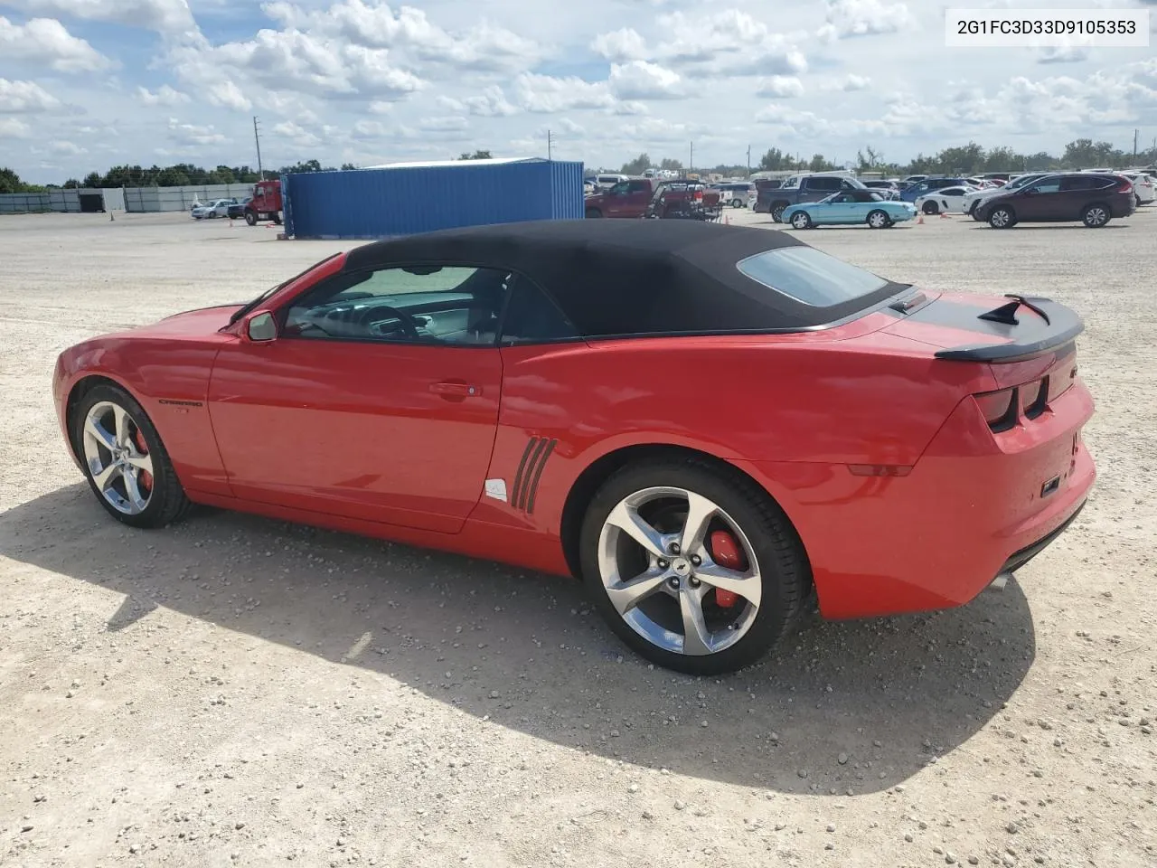 2013 Chevrolet Camaro Lt VIN: 2G1FC3D33D9105353 Lot: 73774284