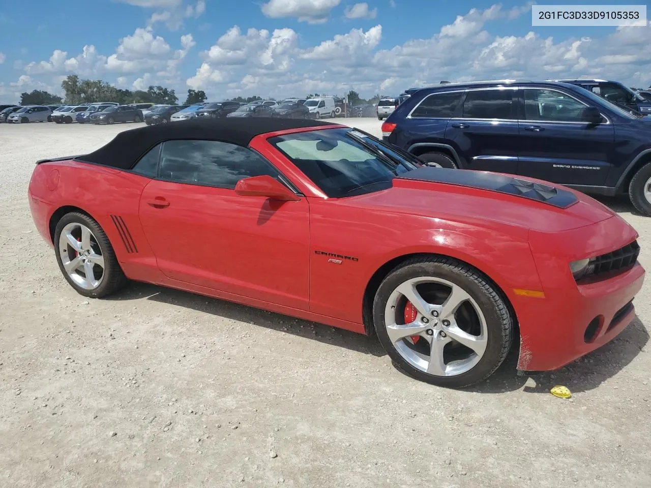 2013 Chevrolet Camaro Lt VIN: 2G1FC3D33D9105353 Lot: 73774284