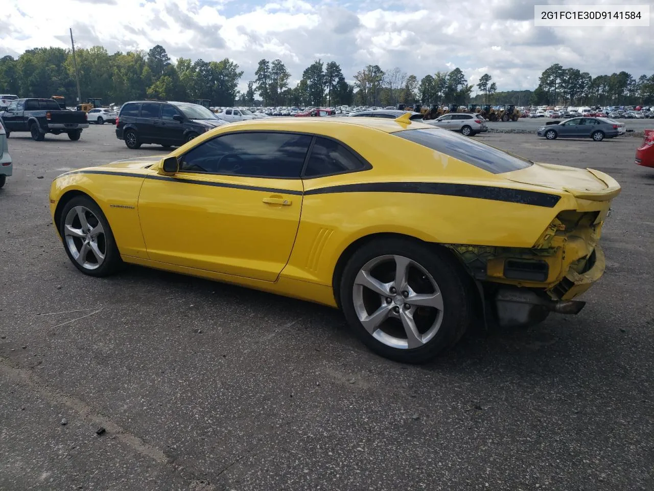 2013 Chevrolet Camaro Lt VIN: 2G1FC1E30D9141584 Lot: 74019324