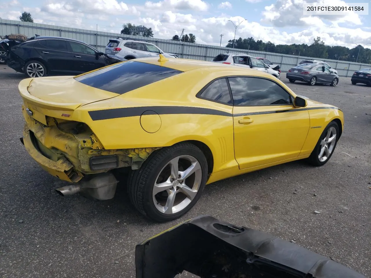 2013 Chevrolet Camaro Lt VIN: 2G1FC1E30D9141584 Lot: 74019324