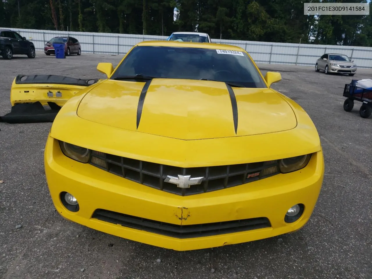 2013 Chevrolet Camaro Lt VIN: 2G1FC1E30D9141584 Lot: 74019324