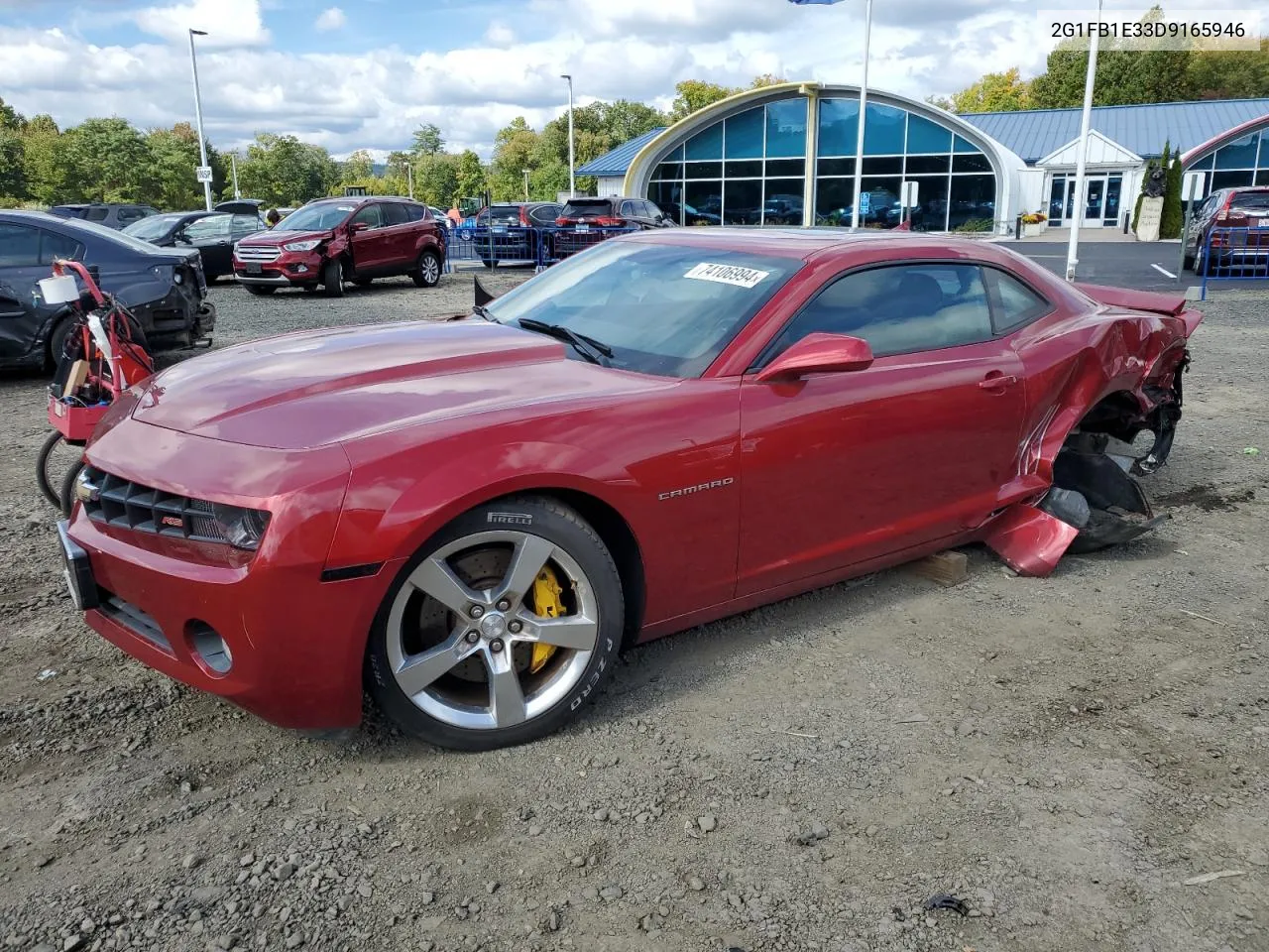 2G1FB1E33D9165946 2013 Chevrolet Camaro Lt