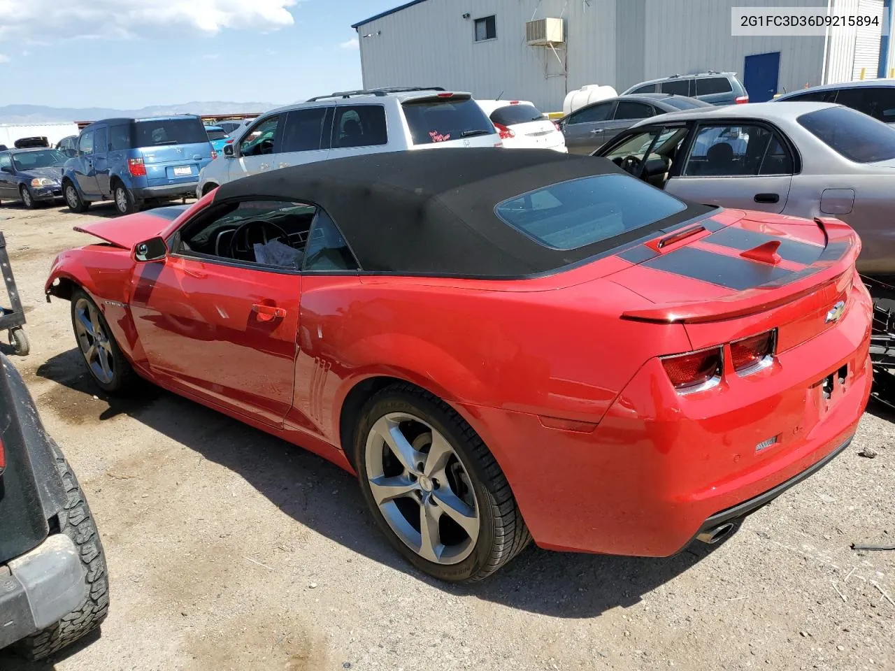 2013 Chevrolet Camaro Lt VIN: 2G1FC3D36D9215894 Lot: 74311254