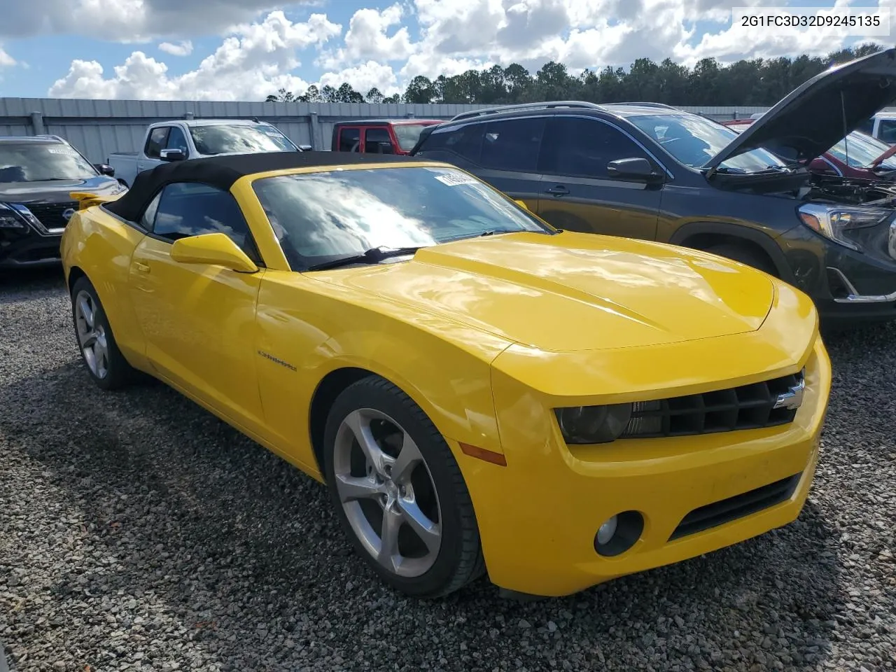 2013 Chevrolet Camaro Lt VIN: 2G1FC3D32D9245135 Lot: 74506474