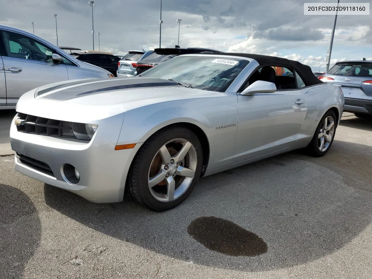 2013 Chevrolet Camaro Lt VIN: 2G1FC3D32D9118160 Lot: 74684344