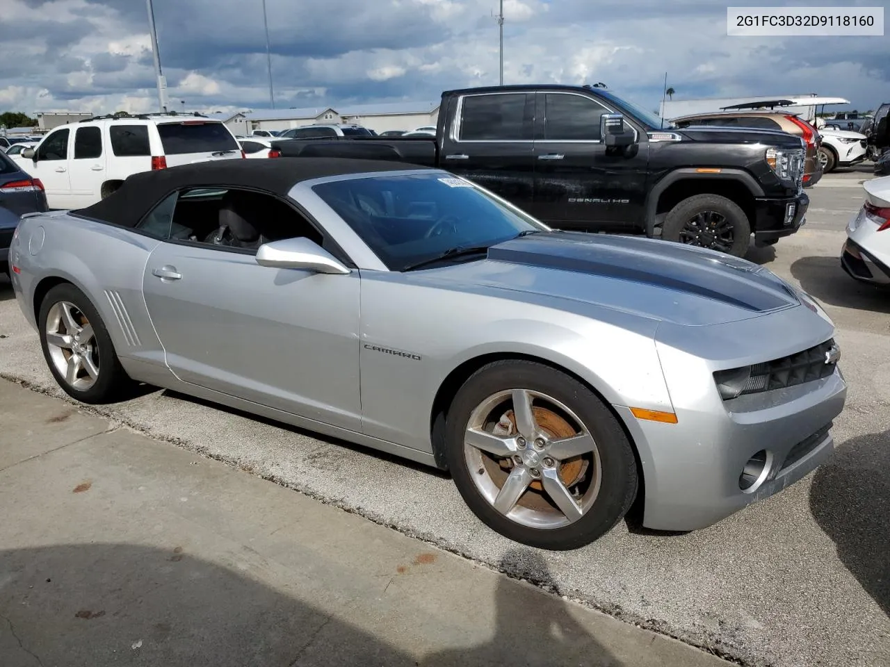 2013 Chevrolet Camaro Lt VIN: 2G1FC3D32D9118160 Lot: 74684344