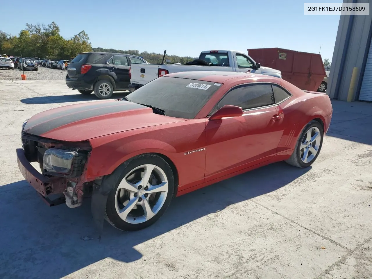 2G1FK1EJ7D9158609 2013 Chevrolet Camaro 2Ss