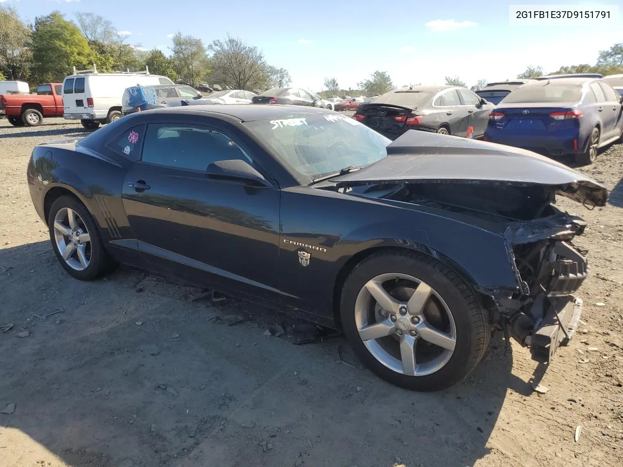 2G1FB1E37D9151791 2013 Chevrolet Camaro Lt