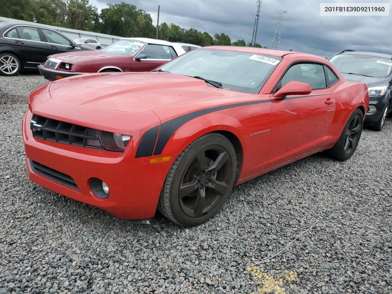 2G1FB1E39D9211960 2013 Chevrolet Camaro Lt