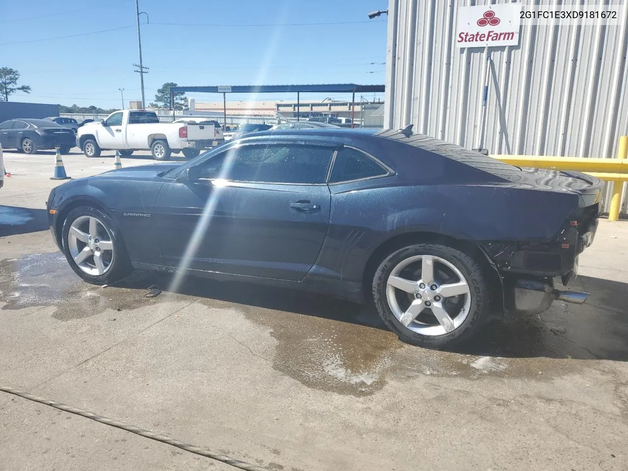 2013 Chevrolet Camaro Lt VIN: 2G1FC1E3XD9181672 Lot: 75034134