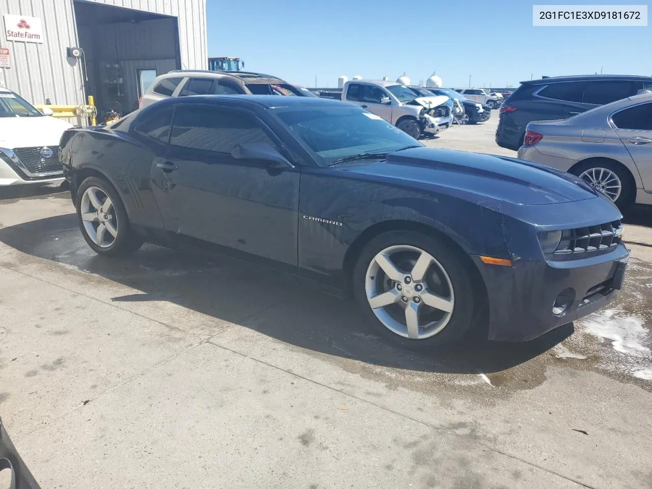 2013 Chevrolet Camaro Lt VIN: 2G1FC1E3XD9181672 Lot: 75034134