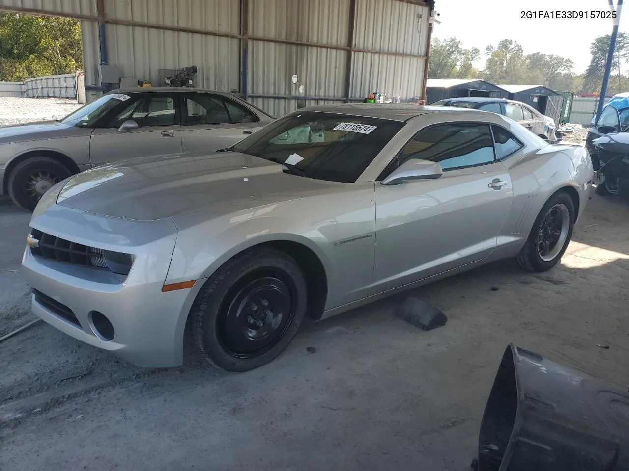 2013 Chevrolet Camaro Ls VIN: 2G1FA1E33D9157025 Lot: 75115574