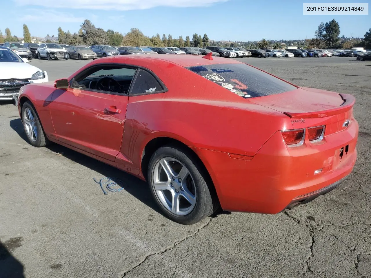 2013 Chevrolet Camaro Lt VIN: 2G1FC1E33D9214849 Lot: 75137464