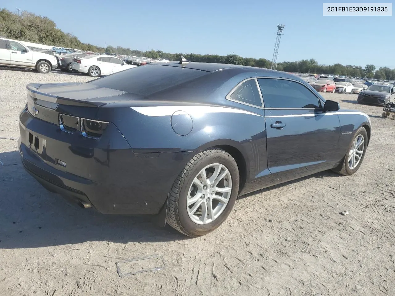 2013 Chevrolet Camaro Lt VIN: 2G1FB1E33D9191835 Lot: 75837004