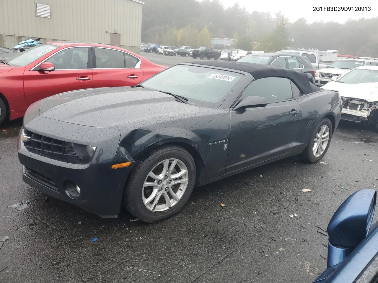 2013 Chevrolet Camaro Lt VIN: 2G1FB3D39D9120913 Lot: 75949294