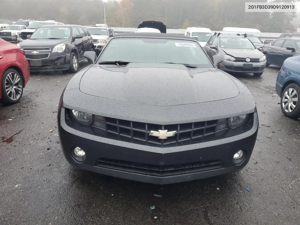 2013 Chevrolet Camaro Lt VIN: 2G1FB3D39D9120913 Lot: 75949294