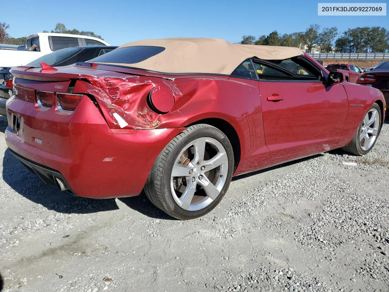 2013 Chevrolet Camaro 2Ss VIN: 2G1FK3DJ0D9227069 Lot: 75996494