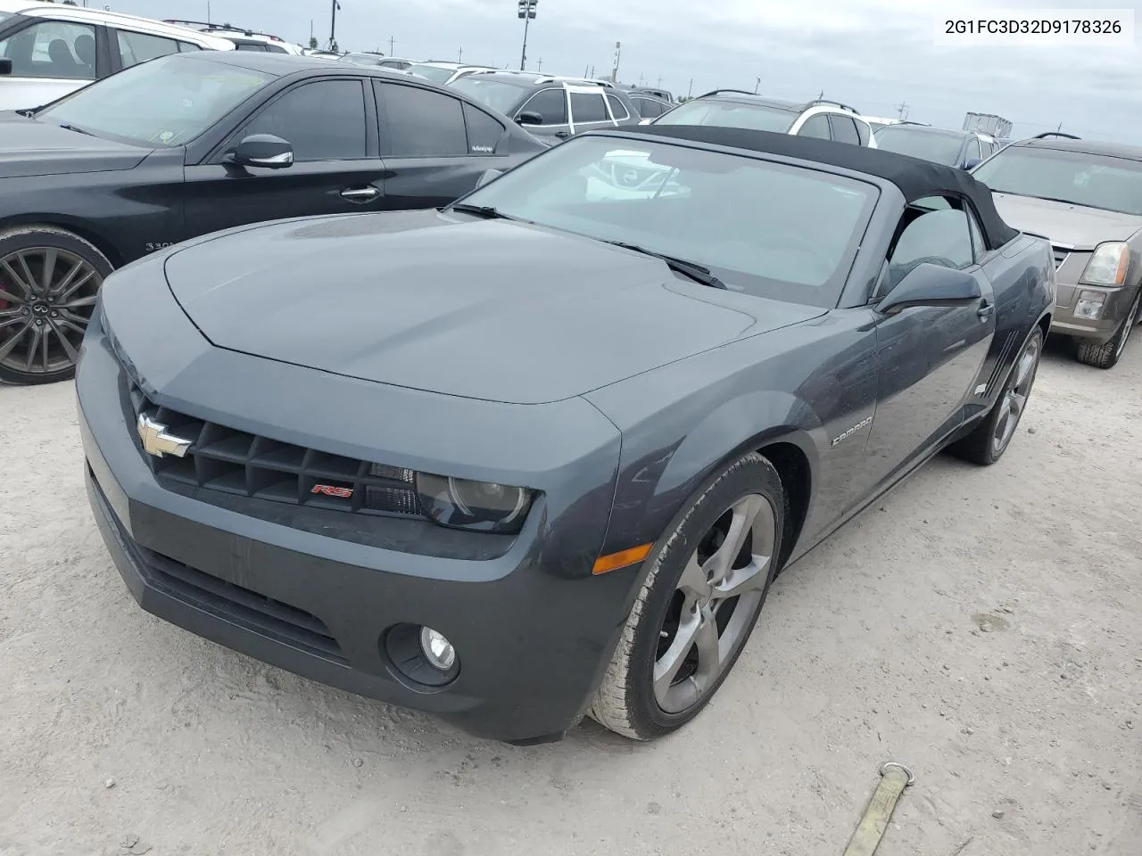 2013 Chevrolet Camaro Lt VIN: 2G1FC3D32D9178326 Lot: 76102834