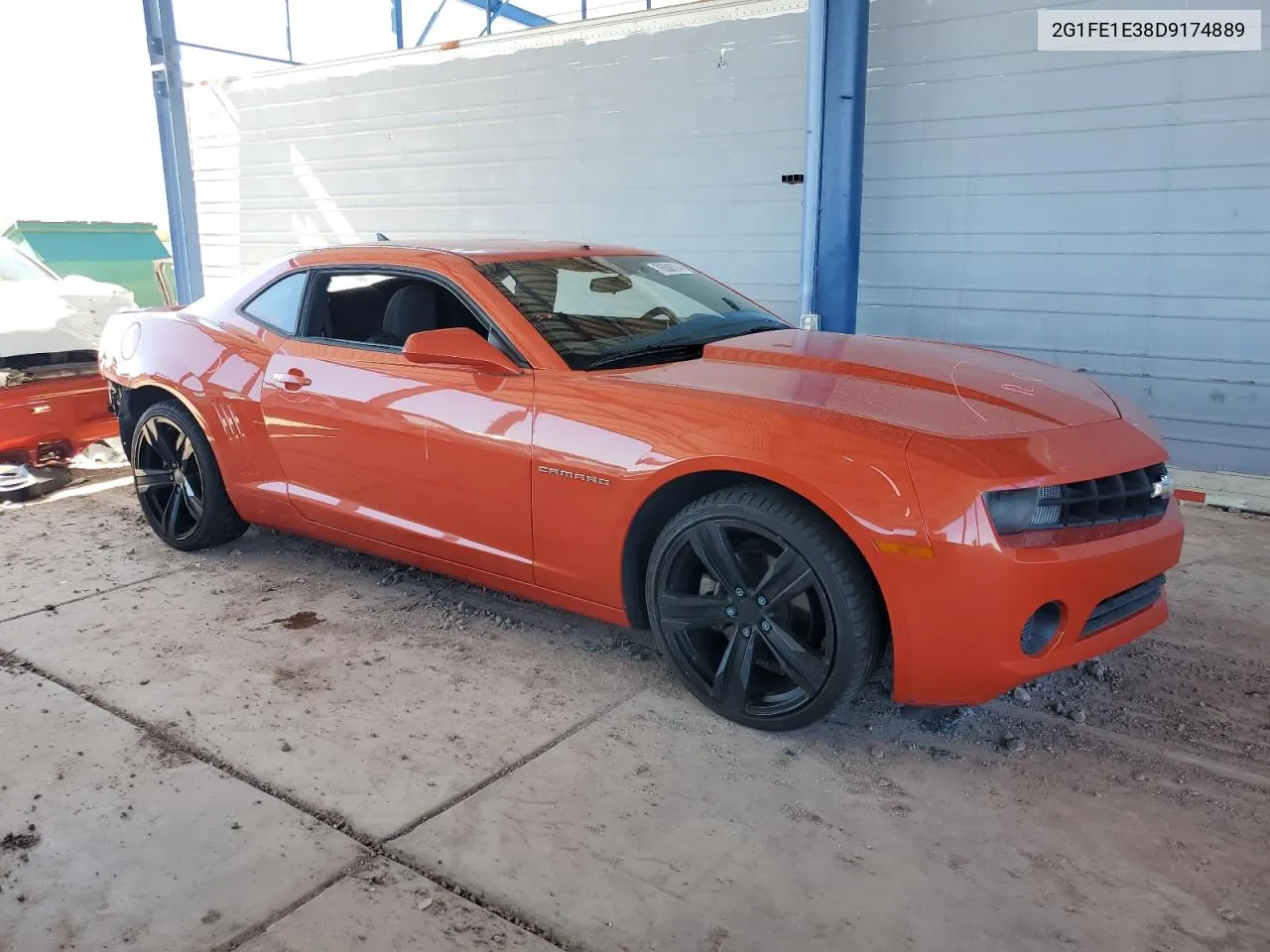 2013 Chevrolet Camaro Ls VIN: 2G1FE1E38D9174889 Lot: 76600574