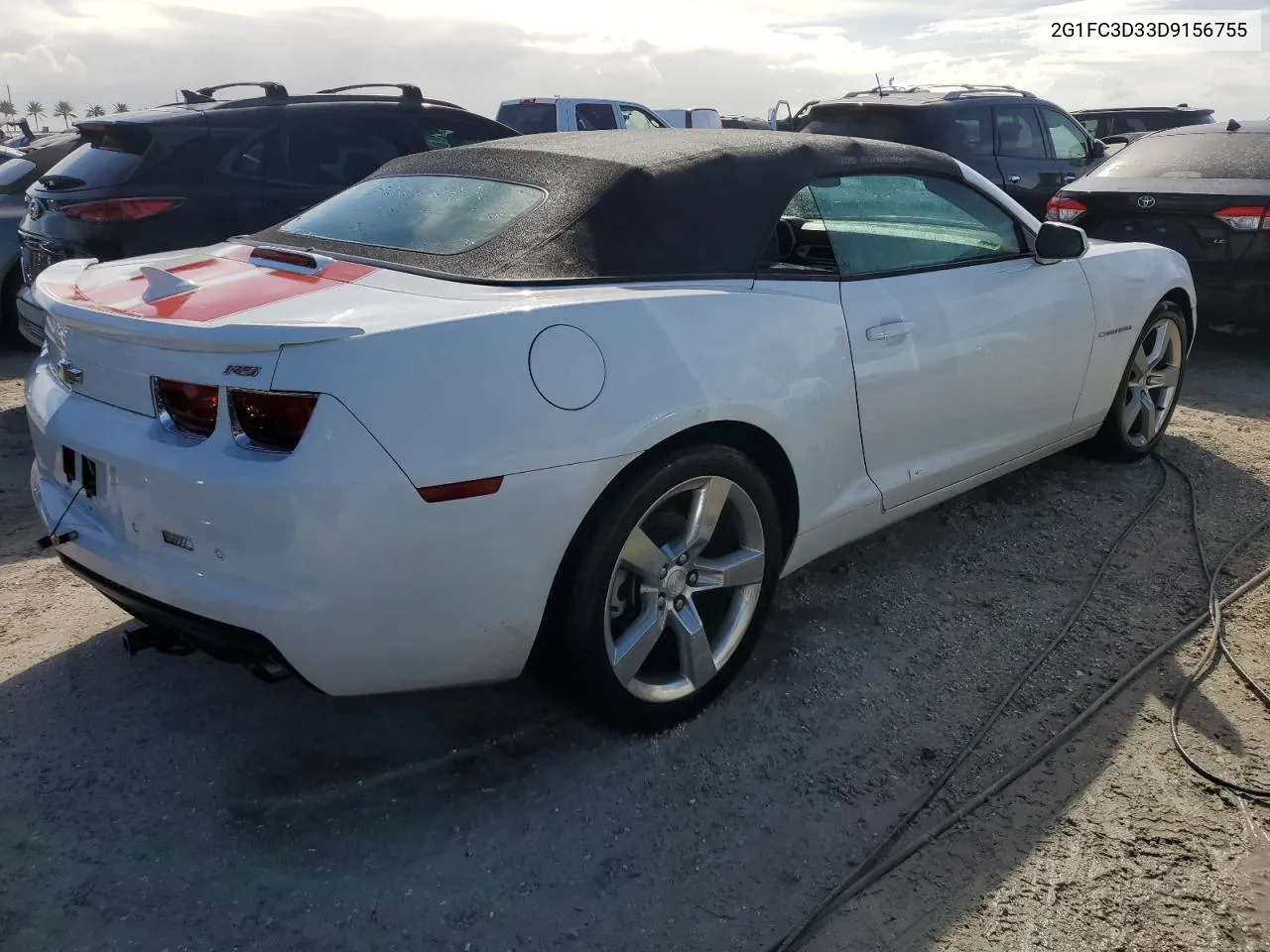 2013 Chevrolet Camaro Lt VIN: 2G1FC3D33D9156755 Lot: 76778554