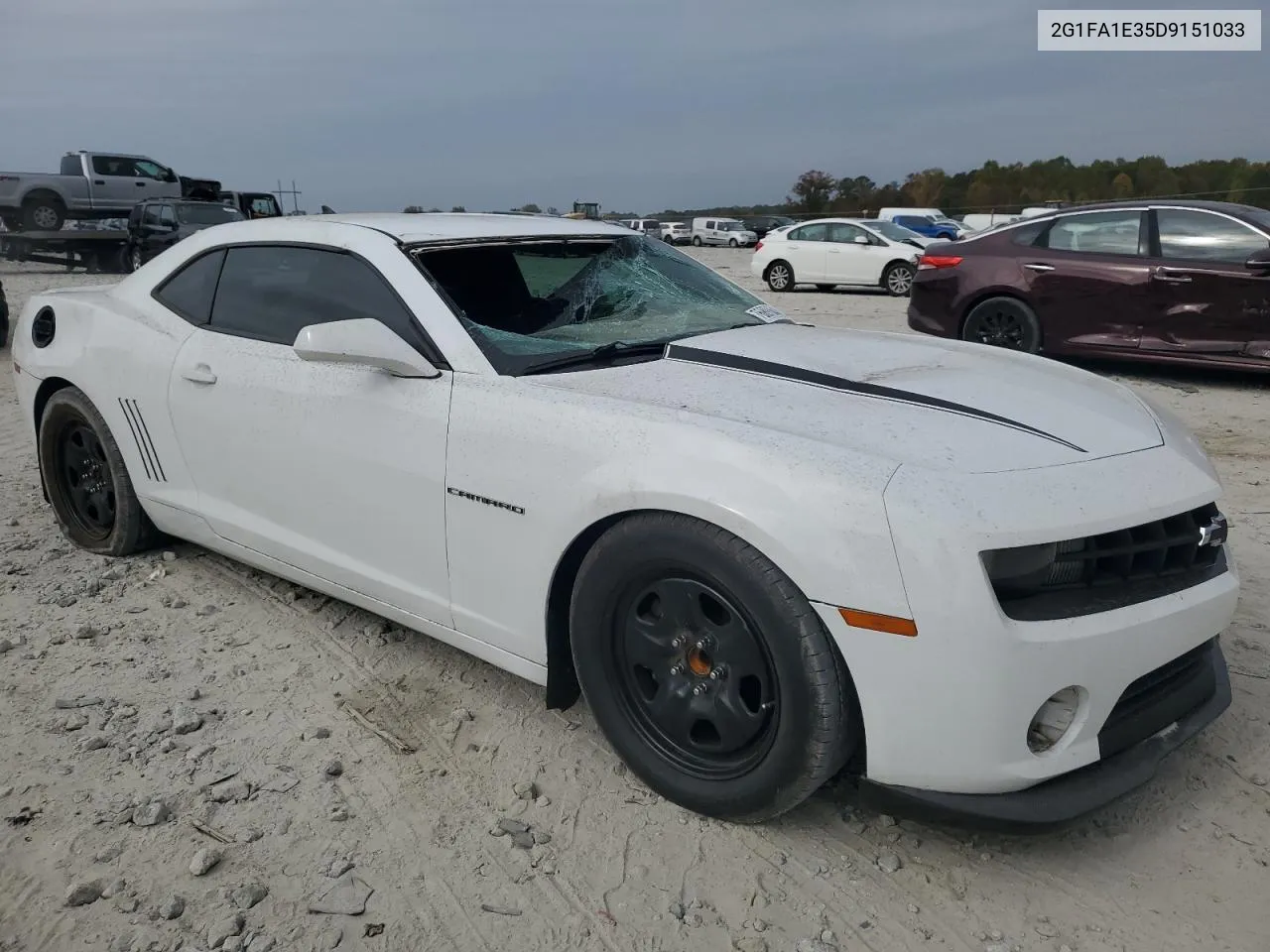 2013 Chevrolet Camaro Ls VIN: 2G1FA1E35D9151033 Lot: 76891644