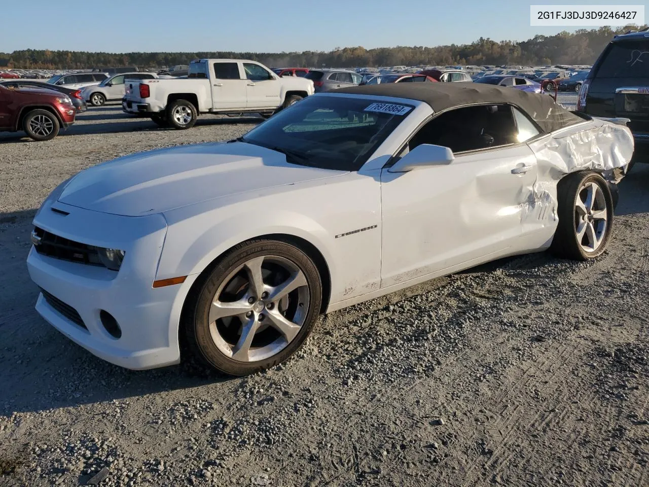 2013 Chevrolet Camaro Ss VIN: 2G1FJ3DJ3D9246427 Lot: 76918864