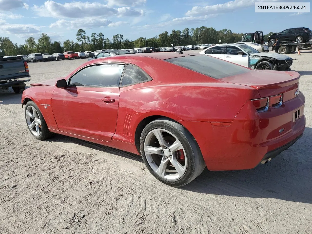 2G1FA1E36D9246524 2013 Chevrolet Camaro Ls