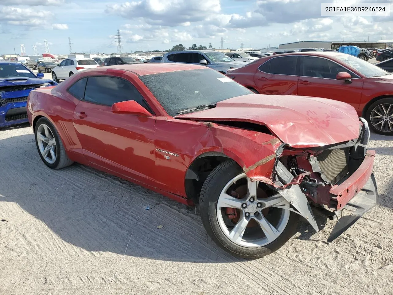 2G1FA1E36D9246524 2013 Chevrolet Camaro Ls