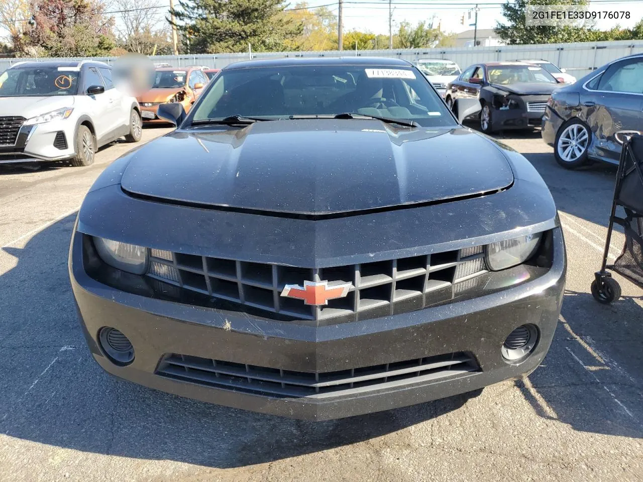 2013 Chevrolet Camaro Ls VIN: 2G1FE1E33D9176078 Lot: 77138344