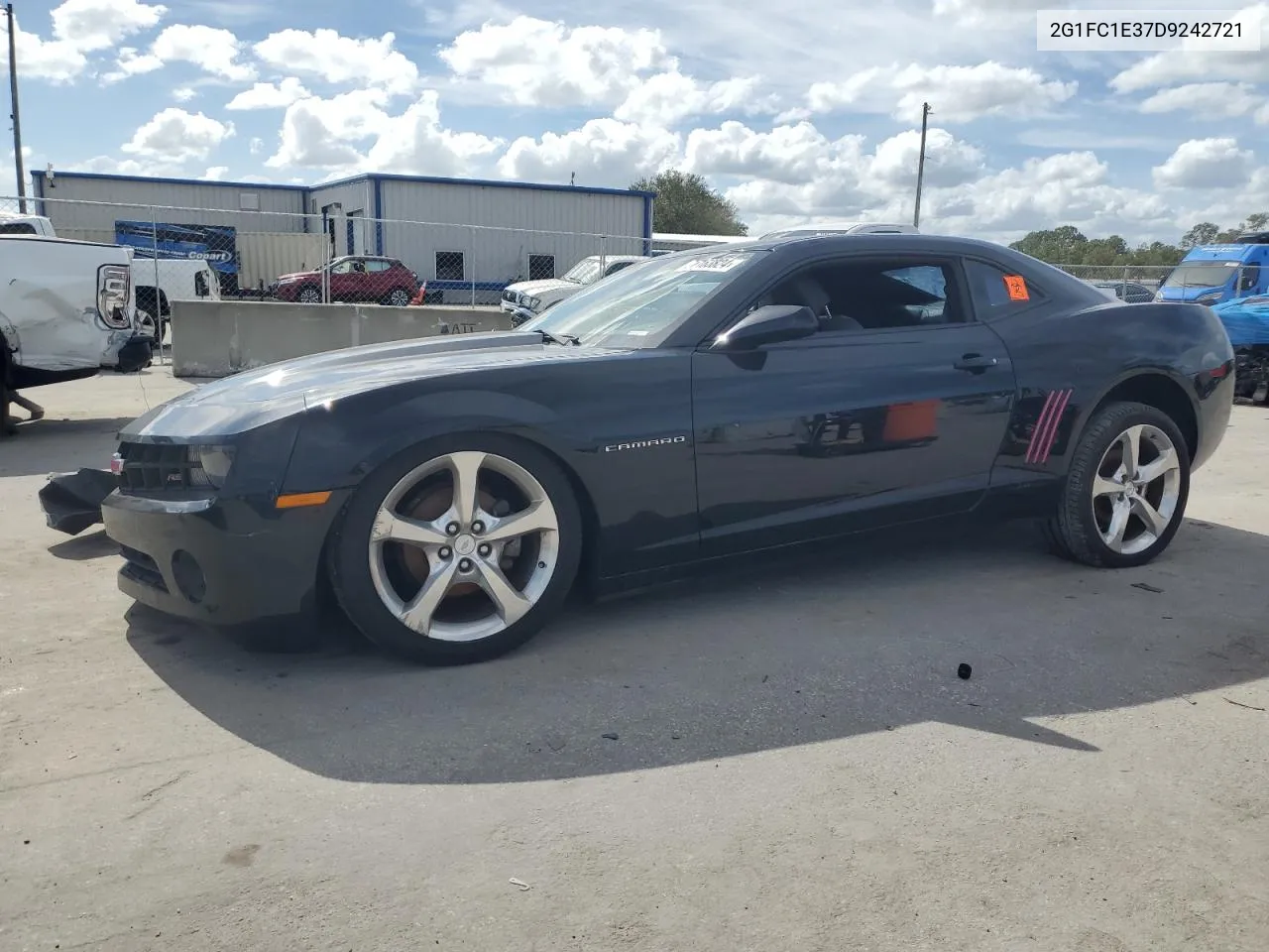 2013 Chevrolet Camaro Lt VIN: 2G1FC1E37D9242721 Lot: 77163824