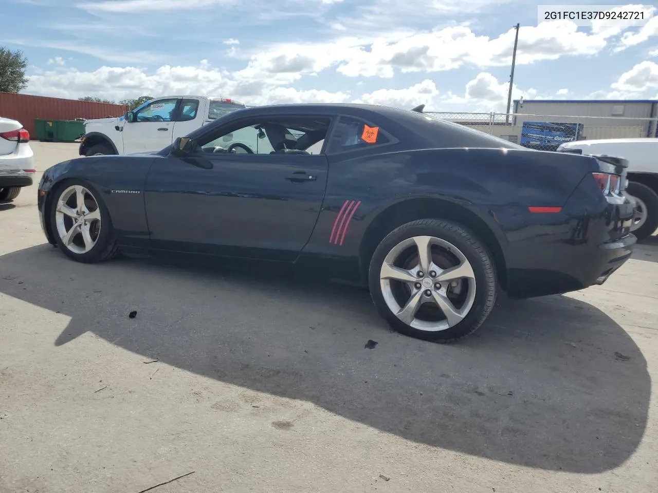 2013 Chevrolet Camaro Lt VIN: 2G1FC1E37D9242721 Lot: 77163824