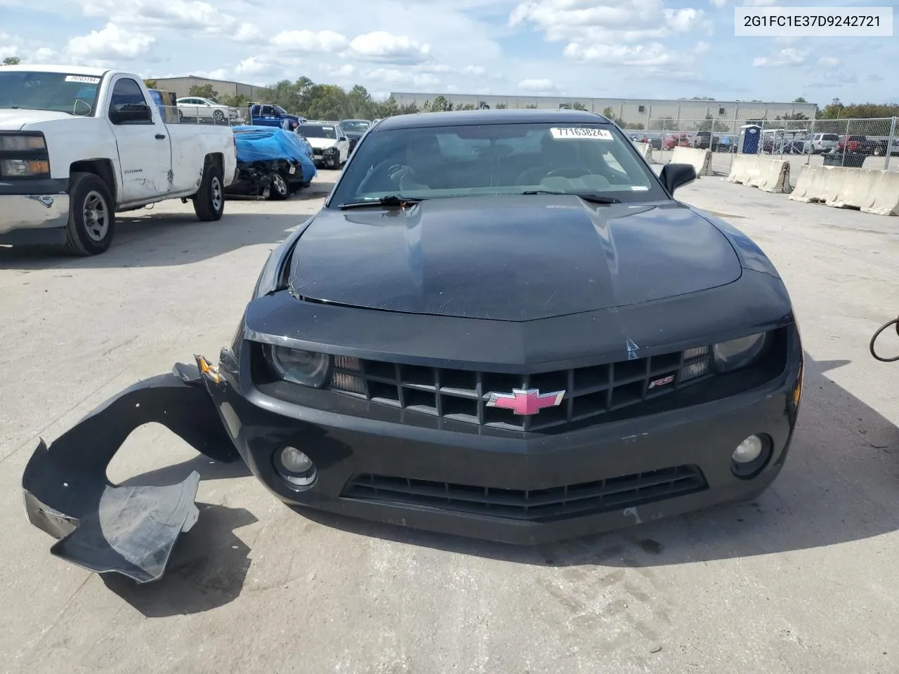 2013 Chevrolet Camaro Lt VIN: 2G1FC1E37D9242721 Lot: 77163824