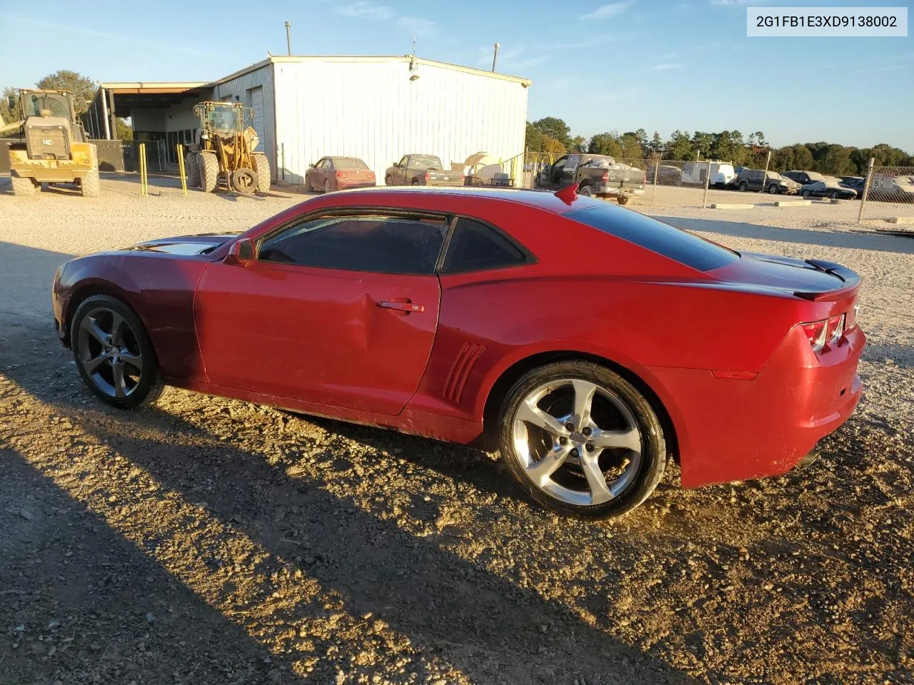 2013 Chevrolet Camaro Lt VIN: 2G1FB1E3XD9138002 Lot: 77165154